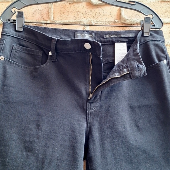 Size 32 Long Banana Republic Mid Rise Skinny Black Jeans - Picture 13 of 16